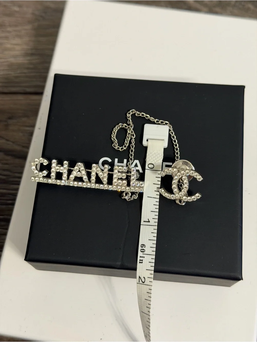CHANEL stunning crystal